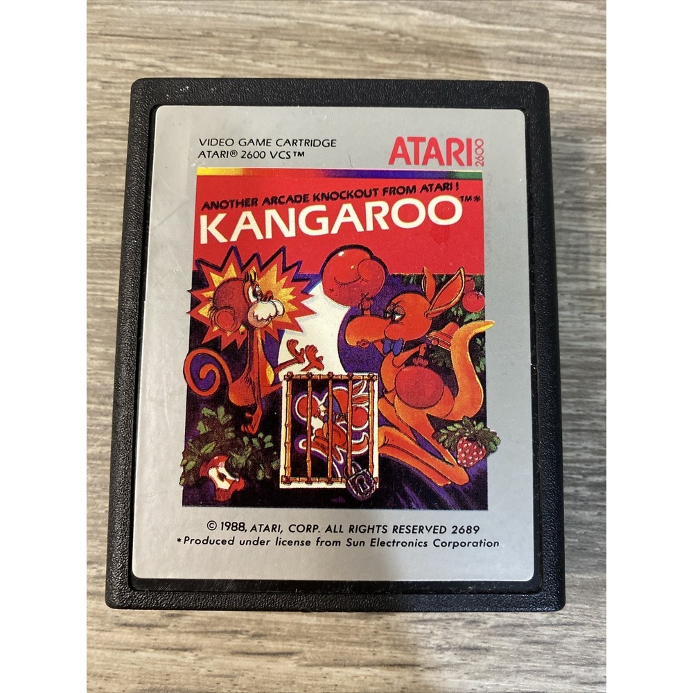 KANGAROO Atari 2600 1988 GAME CARTRIDGE ONLY CX-2689